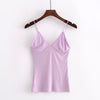 Women sexy bustier crop tops Cotton bralette female tops Deep V Neck Pfeiffer Tank tops Camis Slim camisole