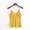 Women sexy bustier crop tops Cotton bralette female tops Deep V Neck Pfeiffer Tank tops Camis Slim camisole