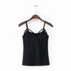 Women sexy sleeveless camis tank tops spaghetti strap shirts basic solid color ladies summer casual blouse blusas WT310