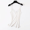 Women silk camis 30% Natural silk and lace camisoles Bottoming shirt Black Purple White 2022 New Summer TOP