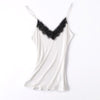 Women silk camis 30% Natural silk and lace camisoles Bottoming shirt Black Purple White 2022 New Summer TOP