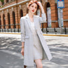 Women suits Slim autumn winter Houndstooth Blazers skirt   Women skirt suits Women set suits 1021