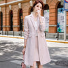 Women suits Slim autumn winter Houndstooth Blazers skirt   Women skirt suits Women set suits 1021