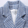 Women suits Slim autumn winter Houndstooth Blazers skirt   Women skirt suits Women set suits 1022