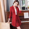 Women suits Slim autumn winter stripe long Blazers jacket pants 2-piece set OL Formal Women pants suits Woman set suits 1019