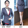 Women suits autumn winter blazers skirt Office Lady Formal Work clothes women skirt suits woman set suits 9920