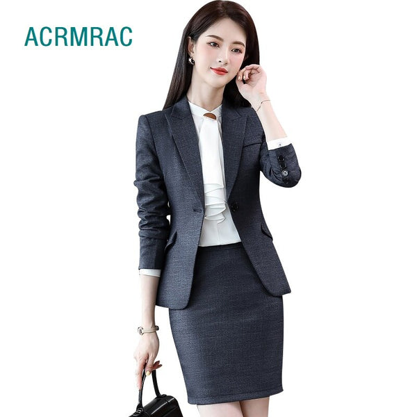 Women suits   blazers skirt Office Lady Formal Work clothes women skirt suits woman set suits 2026