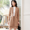 Women suits  sleeve blazers skirt Office Lady Formal Work clothes women skirt suits woman set suits 9388
