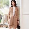 Women suits  sleeve blazers skirt Office Lady Formal Work clothes women skirt suits woman set suits 9388