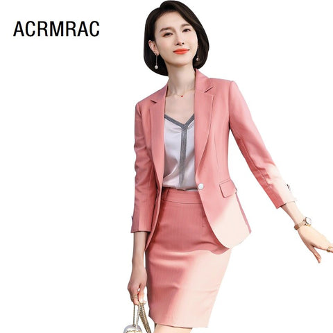 Women suits summer Half sleeve stripe blazers skirt Office Lady Formal Work clothes women skirt suits woman set suits 20902