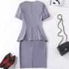 Women suits summer  blazers skirt Office Lady Formal Work clothes women skirt suits woman set suits 2120