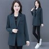 Womens Blazer Long Sleeve Double Office Work Casual Harajuku Breasted Loose Coats Chic Business Outerwear 2023