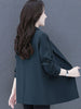 Womens Blazer Long Sleeve Double Office Work Casual Harajuku Breasted Loose Coats Chic Business Outerwear 2023