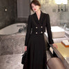 Womens Blazer and Skirt Set Suit Long Sleeve High-waist Pleated Skirts and Jacket 2 Piece Sets 2023 Autumn Trendy