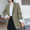 Womens Business Suits Blazer Spring Autumn All-match women Blazers Jackets Short Slim Three Quarter Sleeve Blazer Women Suit