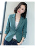Womens Business Suits Spring Autumn Elegant One Button Slim Office Female Blazers Jackets Short Casual Women Tops Y120