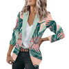 Womens Casual Suit Open Front Lapel Jacket Work Office Jacket Coat