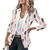 Womens Casual Suit Open Front Lapel Jacket Work Office Jacket Coat