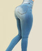 Womens Curvy Jeans High Waist Butt Lifting Denim Pants Elastic Super Good Stretch  Butt  Columbia Sharping Jeans ouc292