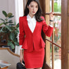Womens Elegant Ruffle Blazer and Skirt 2 Piece Set Office Uniform Designer Women Beige Black Red Skirt Suit Plus Size 5XL