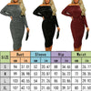 Womens Glitter Frill Midi Dress Ladies Sparkle Everning Party Clubwear Sexy Word Shoulder Pocket Waist Dress