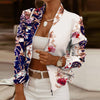 Womens Long Wool Wrap Coat Autumn Womens Long Sleeve Stand Neck Flower Womens Long Vest Outerwear Womens Running Jacket Winter