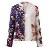 Womens Long Wool Wrap Coat Autumn Womens Long Sleeve Stand Neck Flower Womens Long Vest Outerwear Womens Running Jacket Winter