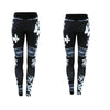 Womens New Fashion Printing Leggings Bandage Slim Pants Leggings Fitness Stretch Trousers