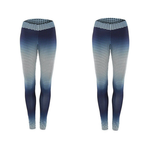 Womens New Fashion Printing Leggings Bandage Slim Pants Leggings Fitness Stretch Trousers