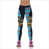 Womens Printed Halloween Leggings The Nightmare Before Christmas Cosplay Leggin Jack And Sally Slim Design Workout Girls Pants