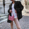 Womens Street Blazer ZANZEA Solid Long Sleeve Cardigans Autumn Oversized Cotton Linen Outwear Female Casual Loose Coats