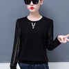 Womens Tops And Blouses Autumn Long Sleeve Cotton Lace Blouse Ladies Tops New Women Clothes Shirts Plus Size Blusas Feminina