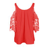 Womens Tops and Blouse Shirt Blusas Mujer 2022 Women's Fashion Casual Hollow Out Sleeve Off Shoulder Shirt Boho Tops MC-378