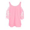 Womens Tops and Blouse Shirt Blusas Mujer 2022 Women's Fashion Casual Hollow Out Sleeve Off Shoulder Shirt Boho Tops MC-378