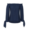 Womens Tops and Blouses 2022 Long Sleeve Off Shoulder Shirts Tunic Ladies Top Clothes Korean Fashion Clothing Streetwear
