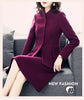 Womens Tweed Wool 2 Piece Skirt Suits Autumn Winter Elegant Office  Designer Slim Business Ladies Professional Sets