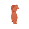 Womens V Neck Wrap Short Mini Dress Ladies Bodycon Summer Hollow Out Sexy  Evening Party Dress
