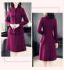 Womens Winter Tweed Wool 2 Piece Skirt Suits Autumn Winter Elegant Office  Designer Slim Business Ladies Professional Sets