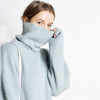 Wool Turtleneck Sweater Women Thicken Knitted Sweaters Autumn Winter Solid Oversized Pullover Casual Long Sleeved Warm Jumpers