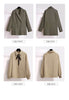 Woolen Coat Three-Piece Jacket Blouse Short Skirt Plus Size Women Streetwear Autumn Winter Suit Female Age Reduction Double-Side