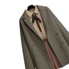 Woolen Coat Three-Piece Jacket Blouse Short Skirt Women Streetwear Autumn Winter Suit Female Age Reduction Double-Side