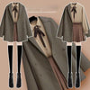 Woolen Coat Three-Piece Jacket Blouse Short Skirt Women Streetwear Autumn Winter Suit Female Age Reduction Double-Side