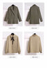 Woolen Coat Three-Piece Jacket Blouse Short Skirt Women Streetwear Autumn Winter Suit Female Age Reduction Double-Side