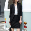 Work Pant Suits Office Lady 2 Piece Set For Women Business Interview Suit Set Uniform Slim Blazer And Pencil Skirt Suit