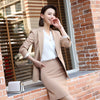 Work Pant Suits Office Lady 2 Piece Set For Women Business Interview Suit Set Uniform Slim Blazer And Pencil Skirt Suit