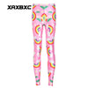 3905 New Sexy Girl Pencil Pants Rainbow Unicorn Donut Pony Printed Elastic Slim Fitness Workout Women Leggings Plus Size
