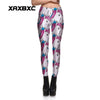 3905 New Sexy Girl Pencil Pants Rainbow Unicorn Donut Pony Printed Elastic Slim Fitness Workout Women Leggings Plus Size