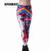 3905 New Sexy Girl Pencil Pants Rainbow Unicorn Donut Pony Printed Elastic Slim Fitness Workout Women Leggings Plus Size