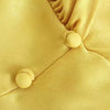 XEASY 2022 Women Satin Midi Dress Yellow Slip Summer Dress Vintage Button decoration Female Elegant Night Sexy Dresses Vestidos