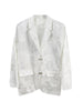 XITAO White Blazer Women Full Sleeve Pocket Single Breast 2022 Minority Goddess Fan Casual Loose Coat WMD2245
